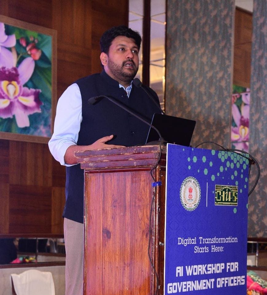 Raipur: One-Day Workshop on Artificial Intelligence (AI) Conducted for Senior Administrative Officers of the State