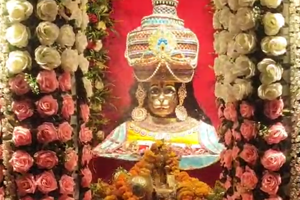 शोभायात्रा : जय वाले हनुमान जी निकले नगर भ्रमण पर दिए भक्तों को दर्शन हुआ जगह-जगह स्वागत hanumaan Janmotsav Knnod