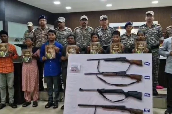 Naxalites surrender